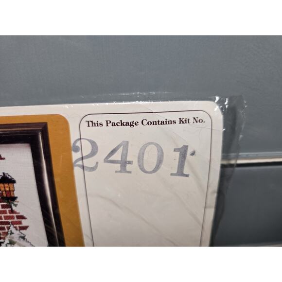 The Creative Circle #2401 Symbols Of The Season Bellpull Kit Vintage Sealed Xmas - Picture 6 of 6